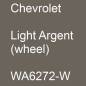 Preview: Chevrolet, Light Argent (wheel), WA6272-W.